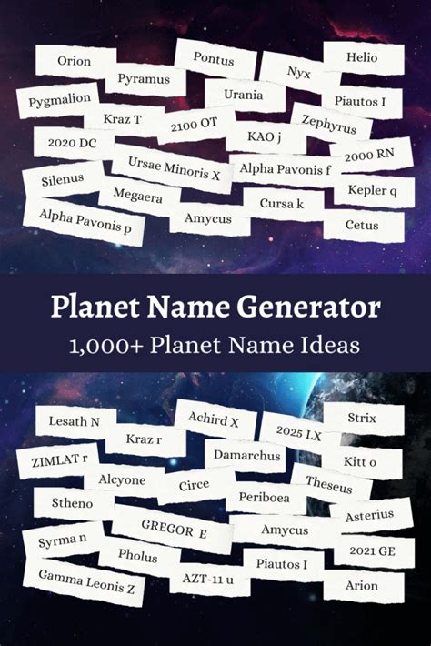 exoplanet name generator|made up planet name generator.